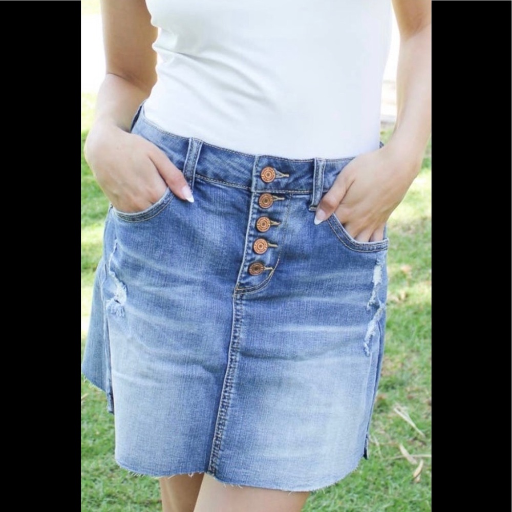 Denim skirt